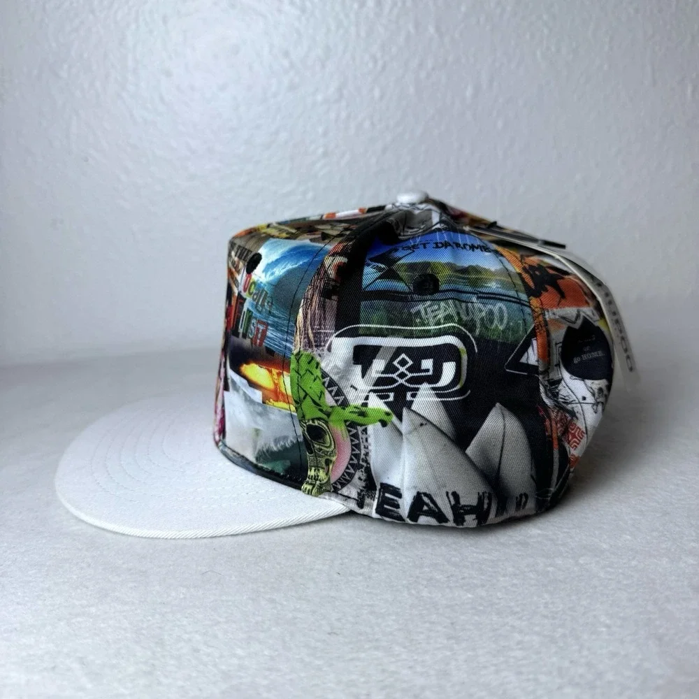 New Teahupoo Tahiti Hat AOP Firing Full Color SnapBack Cap Adjustable Surf Beach